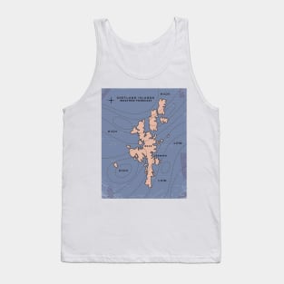 Shetland Islands Weather Forecast Tank Top